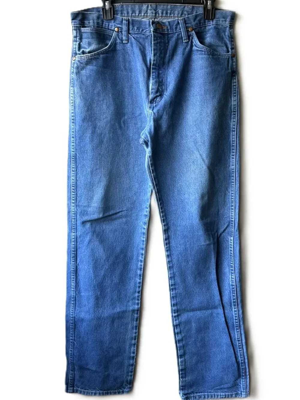 Vintage Y2K Wrangler 13MWZ Cowboy Cut Jeans 34x34 100% Cotton Western Rodeo
